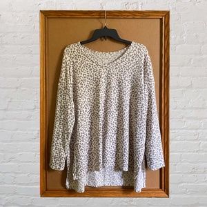 American Eagle Medium Leopard Print Sweater